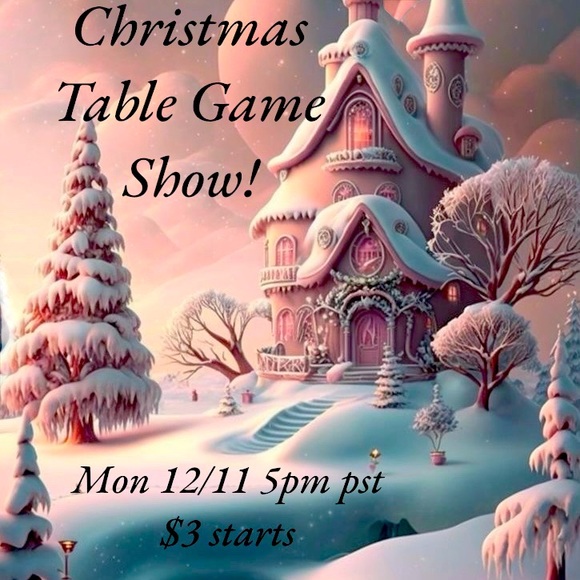Other Christmas Table Game Show On 1211 5 Pm Pst 3 Starts Soo Much